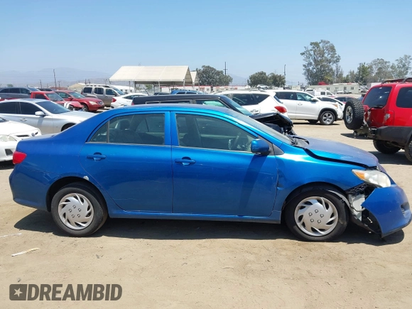 2009 Toyota Corolla with VIN 1NXBU40E39Z073140, listed as a IAAI auction lot 42554988 with 322,083 mi miles and . Bid and sale history available at DreamBid. Image 12.