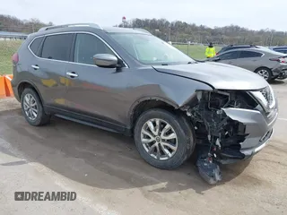2019 Nissan Rogue SV with VIN KNMAT2MTXKP506487, listed as a IAAI auction lot 41834948 with 139,984 mi miles. Bid and sale history available at carsss.com. Image 1.