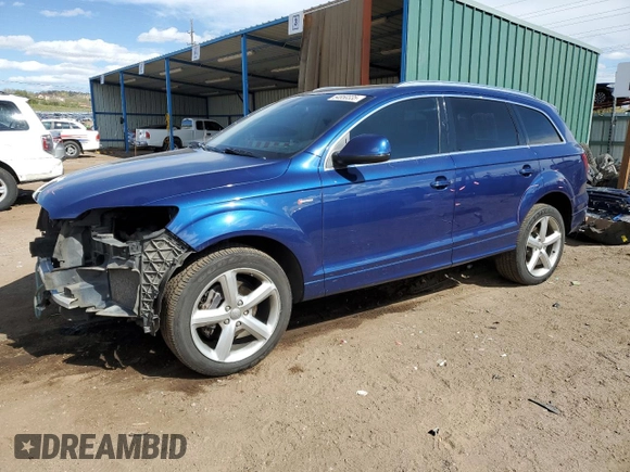 2015 Audi Q7 S line Prestige с VIN WA1DGAFE3FD018381, выставлен на аукционе Copart как лот 54850335 с пробегом 172 002 миль миль и На запчасти • Non repairable. История ставок и продаж доступна на DreamBid. Изображение 1.
