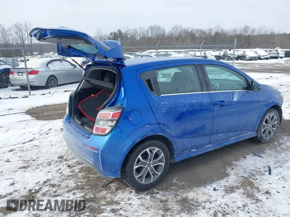 2018 Chevrolet Sonic LT with VIN 1G1JD6SH3J4140044, listed as a IAAI auction lot 41536571 with 253,553 mi miles and . Bid and sale history available at DreamBid. Image 4.