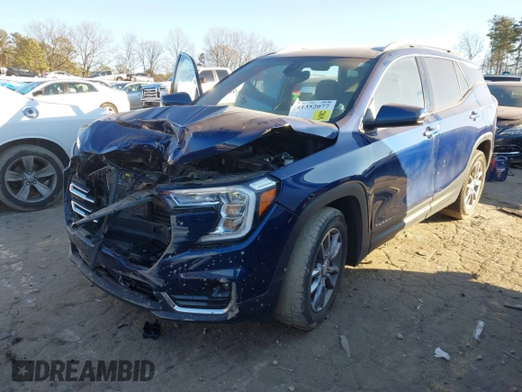 2022 GMC Terrain SLT with VIN 3GKALPEV7NL205869, listed as a IAAI auction lot 41352077 with 56,641 mi miles. Bid and sale history available at carsss.com. Image 17.