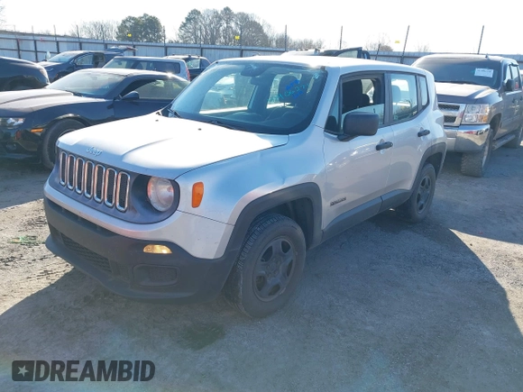2015 Jeep Renegade Sport with VIN ZACCJBAT9FPB33860, listed as a IAAI auction lot 41406271 with 172,649 mi miles and . Bid and sale history available at DreamBid. Image 2.