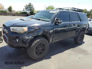 2020 Toyota 4Runner SR5 with VIN JTEBU5JR6L5768303, listed as a Copart auction lot 56757535 with 128,654 mi miles and Salvage title. Bid and sale history available at DreamBid. Image 1.
