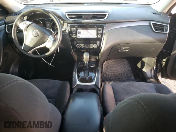 2016 Nissan Rogue SV with VIN KNMAT2MV5GP693601, listed as a Copart auction lot 68854134 with 161,384 mi miles and Salvage Title. Bid and sale history available at DreamBid. Image 8.