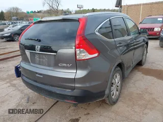 2012 Honda CR-V EX-L with VIN 2HKRM3H71CH510251, listed as a IAAI auction lot 41898899 with 125,017 mi miles and . Bid and sale history available at carsss.com. Image 4.