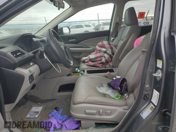 2013 Honda CR-V EX-L with VIN 2HKRM4H77DH655799, listed as a Copart auction lot 48250205 with Not Provided miles and Salvage Title. Bid and sale history available at carsss.com. Image 7.