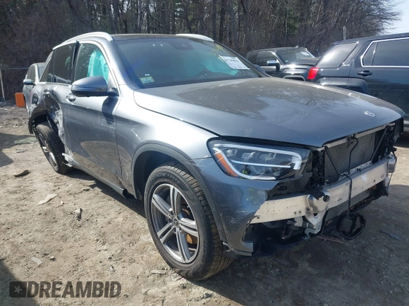 2022 Mercedes-Benz GLC 300 with VIN W1N0G8EBXNV333958, listed as a IAAI auction lot 41749098 with 45,935 mi miles and . Bid and sale history available at DreamBid. Image 1.