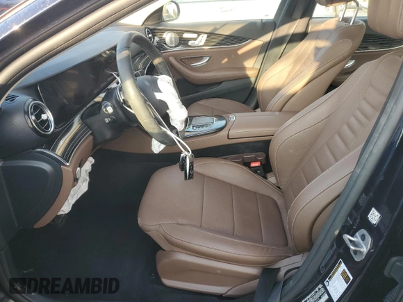 2023 Mercedes-Benz E 450 with VIN W1KZF5KBXPB138070, listed as a Copart auction lot 47026175 with 40,503 mi miles and Salvage Title. Bid and sale history available at DreamBid. Image 7.
