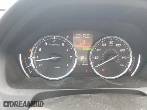 2016 Acura TLX Technology z VIN 19UUB2F57GA005034, wystawiony jako Copart lot #49744165 z przebiegiem 124 753 mil mil oraz Szkoda całkowita • Salvage title. Historia ofert i sprzedaży dostępna na DreamBid. Obrazek 9.