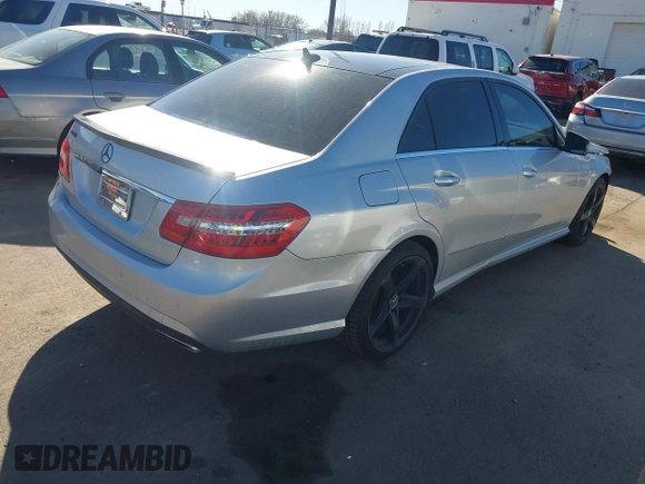 2011 Mercedes-Benz E 550 Luxury with VIN WDDHF7CB6BA493225, listed as a IAAI auction lot 41666498 with 105,464 mi miles and . Bid and sale history available at DreamBid. Image 4.