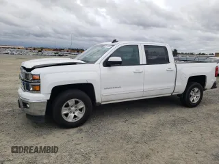2015 Chevrolet Silverado 1500 LT with VIN 3GCPCREC3FG393851, listed as a Copart auction lot 50743605 with 99,144 mi miles and Salvage Title. Bid and sale history available at DreamBid. Image 1.