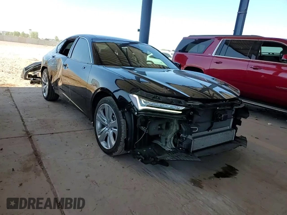 2022 Acura TLX Technology with VIN 19UUB5F49NA001833, listed as a Copart auction lot 57454905 with 15,304 mi miles and Salvage title. Bid and sale history available at DreamBid. Image 14.