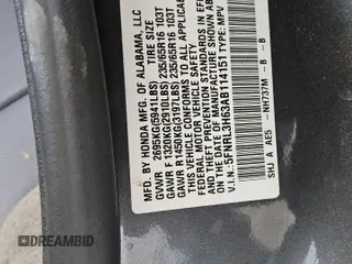 2010 Honda Odyssey EX-L с VIN 5FNRL3H63AB114151, выставлен на аукционе Copart как лот 57988615 с пробегом 147 804 миль миль и Чистый • Clean title. История ставок и продаж доступна на DreamBid. Изображение 13.