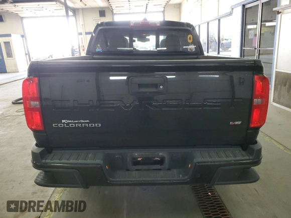 2021 Chevrolet Colorado 4WD Z71 with VIN 1GCGTDEN2M1251118, listed as a Copart auction lot 54084625 with 70,256 mi miles and Salvage title. Bid and sale history available at DreamBid. Image 6.