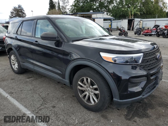 2021 Ford Explorer with VIN 1FMSK7BH3MGA84015, listed as a Copart auction lot 48059195 with 65,014 mi miles and Salvage Title. Bid and sale history available at carsss.com. Image 4.