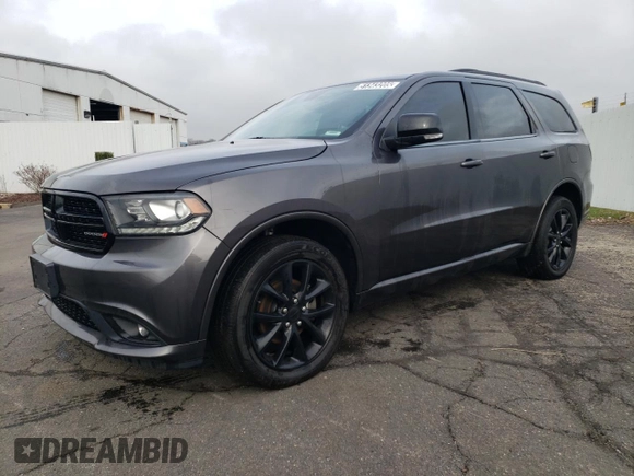 2017 Dodge Durango GT with VIN 1C4RDJDG1HC657277, listed as a Copart auction lot 51343205 with 82,023 mi miles and Clean Title. Bid and sale history available at carsss.com. Image 1.