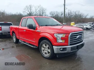 2016 Ford F-150 XL with VIN 1FTEX1CP9GKF76099, listed as a IAAI auction lot 41538199 with 163,543 mi miles and . Bid and sale history available at carsss.com. Image 1.