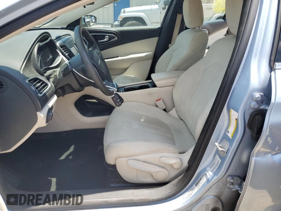2015 Chrysler 200 Limited with VIN 1C3CCCABXFN677692, listed as a Copart auction lot 64976185 with 80,299 mi miles and Salvage title. Bid and sale history available at DreamBid. Image 7.