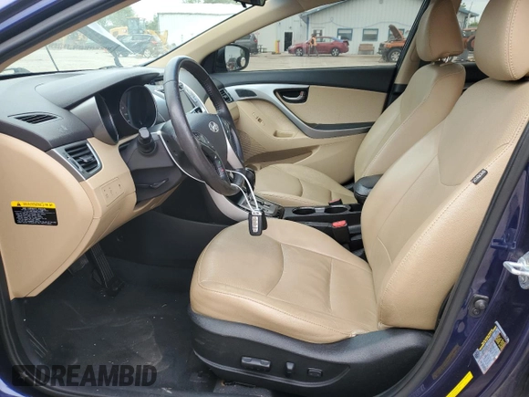 2013 Hyundai Elantra GLS z VIN 5NPDH4AE8DH232317, wystawiony jako Copart lot #58435615 z przebiegiem 116 501 mil mil oraz Tytuł czysty. Historia ofert i sprzedaży dostępna na DreamBid. Obrazek 7.