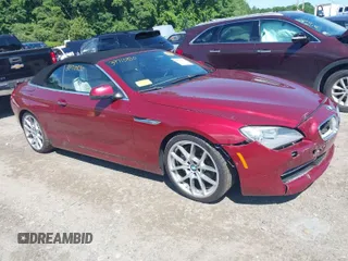2012 BMW 6 Series 650i with VIN WBALZ3C5XCC397339, listed as a IAAI auction lot 39710830 with 59,467 mi miles. Bid and sale history available at carsss.com. Image 1.