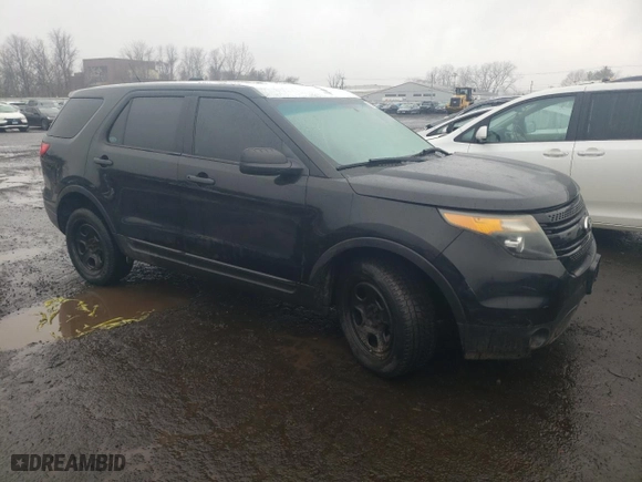 2013 Ford Utility Police Interceptor with VIN 1FM5K8ARXDGA14671, listed as a Copart auction lot 51661085 with 97,371 mi miles and Salvage Title. Bid and sale history available at carsss.com. Image 4.