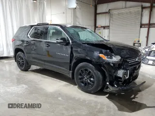 2018 Chevrolet Traverse LT Cloth with VIN 1GNEVGKW9JJ285642, listed as a Copart auction lot 54706075 with 87,578 mi miles and Salvage Title. Bid and sale history available at DreamBid. Image 4.