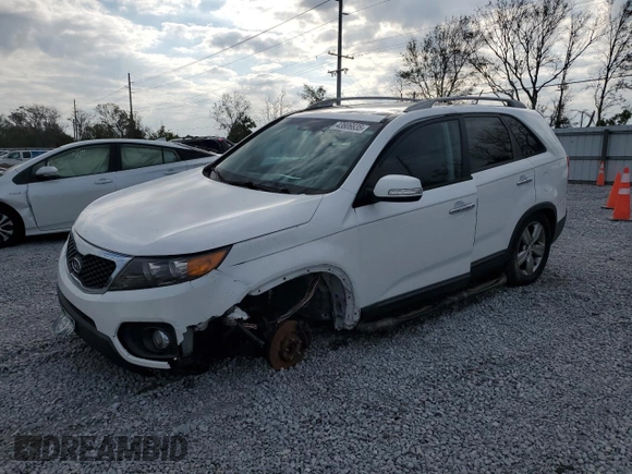 2012 Kia Sorento EX with VIN 5XYKU4A20CG291439, listed as a Copart auction lot 43806635 with 0 mi miles and Salvage Title. Bid and sale history available at carsss.com. Image 1.