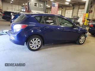 2013 Mazda 3 i Touring with VIN JM1BL1L75D1776154, listed as a Copart auction lot 54899595 with 72,463 mi miles and Salvage Title. Bid and sale history available at DreamBid. Image 3.
