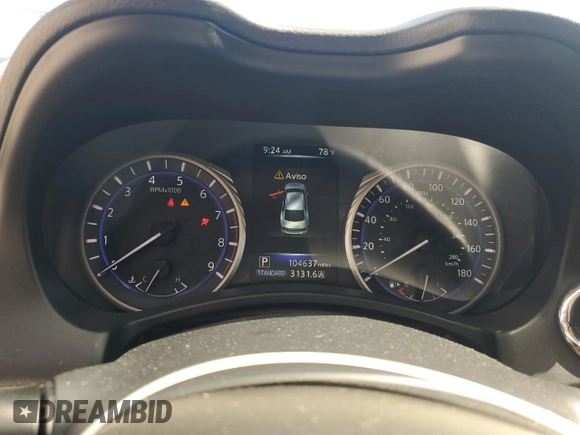 2017 Infiniti Q50 Premium z VIN JN1EV7AP4HM742288, wystawiony jako Copart lot #56983375 z przebiegiem 104 637 mil mil oraz Szkody całkowita. Historia ofert i sprzedaży dostępna na DreamBid. Obrazek 9.
