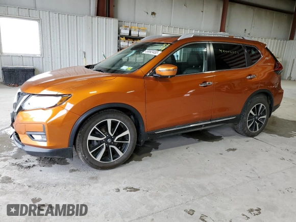 2019 Nissan Rogue SL with VIN 5N1AT2MV7KC710507, listed as a Copart auction lot 49992453 with 50,820 mi miles. Bid and sale history available at carsss.com. Image 1.