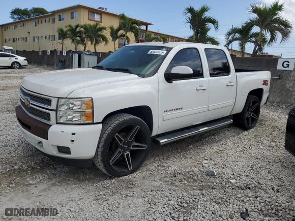 2012 Chevrolet Silverado 1500 LT with VIN 3GCPKSE74CG275882, listed as a Copart auction lot 52937825 with 168,389 mi miles and Salvage Title. Bid and sale history available at carsss.com. Image 1.
