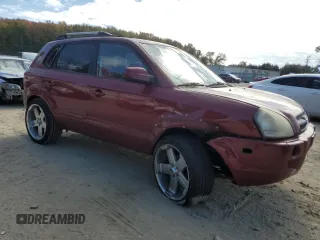 2006 Hyundai Tucson GLS with VIN KM8JN72D86U375517, listed as a Copart auction lot 77829324 with 191,899 mi miles and Salvage Title. Bid and sale history available at carsss.com. Image 4.