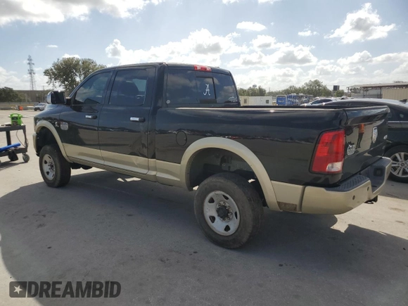 2012 Ram 2500 Laramie Longhorn with VIN 3C6UD5GL8CG253769, listed as a Copart auction lot 76203694 with 168,893 mi miles and Salvage title. Bid and sale history available at DreamBid. Image 2.