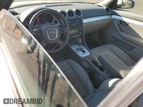 2009 Audi A4 2.0T with VIN WAUDF48H79K000402, listed as a Copart auction lot 76326434 with 50,703 mi miles and Salvage Title. Bid and sale history available at carsss.com. Image 8.