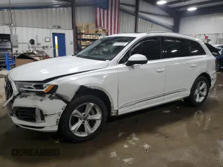 2022 Audi Q7 Premium z VIN WA1AXBF72ND019398, wystawiony jako Copart lot #88753365 z przebiegiem Nie podano mil oraz Szkoda całkowita • Salvage title. Historia ofert i sprzedaży dostępna na DreamBid. Obrazek 1.