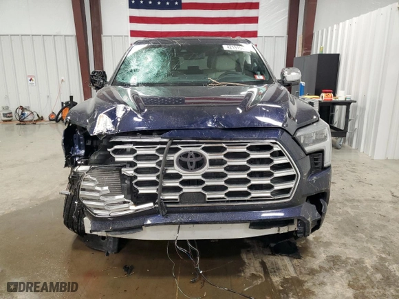 2023 Toyota Sequoia SR5 with VIN 7SVAAABAXPX012869, listed as a Copart auction lot 42191585 with 13,544 mi miles and Salvage Title. Bid and sale history available at carsss.com. Image 5.
