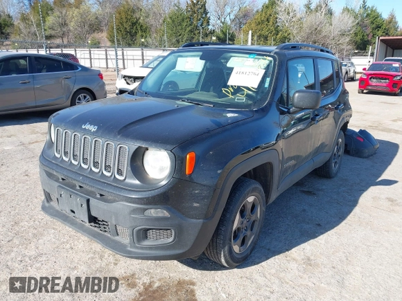 2017 Jeep Renegade Sport z VIN ZACCJBAB9HPG55849, wystawiony jako IAAI lot #41812704 z przebiegiem 132 597 mil mil oraz . Historia ofert i sprzedaży dostępna na DreamBid. Obrazek 23.