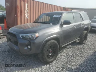 2022 Toyota 4Runner SR5 with VIN JTEEU5JR6N5255455, listed as a Copart auction lot 55071705 with 62,939 mi miles and Salvage title. Bid and sale history available at DreamBid. Image 1.