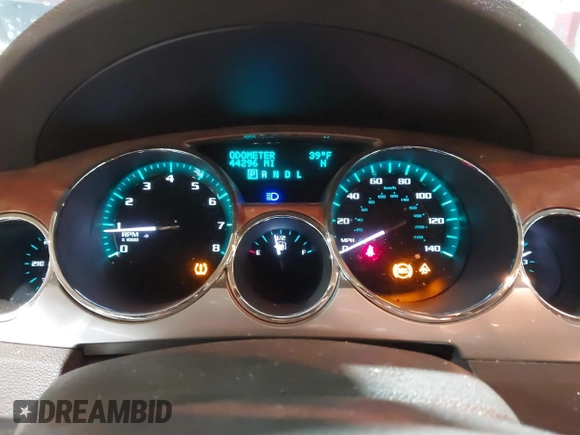 2010 Buick Enclave CXL 1XL with VIN 5GALRBEDXAJ108407, listed as a IAAI auction lot 41554338 with 44,296 mi miles and . Bid and sale history available at DreamBid. Image 7.