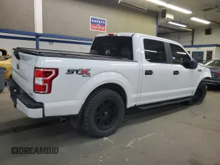 2018 Ford F-150 XL with VIN 1FTEW1EP9JFC44650, listed as a Copart auction lot 49629425 with 77,870 mi miles and Salvage Title. Bid and sale history available at carsss.com. Image 3.