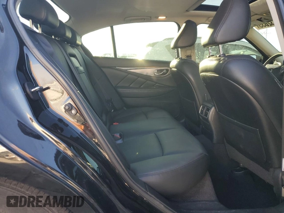 2016 Infiniti Q50 2.0t Premium with VIN JN1CV7AR4GM251873, listed as a Copart auction lot 46532635 with 90,028 mi miles and Salvage Title. Bid and sale history available at carsss.com. Image 10.