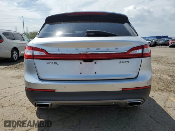 2016 Lincoln MKX Reserve with VIN 2LMTJ8LR2GBL60494, listed as a Copart auction lot 55028745 with 153,624 mi miles and Clean Title. Bid and sale history available at carsss.com. Image 6.