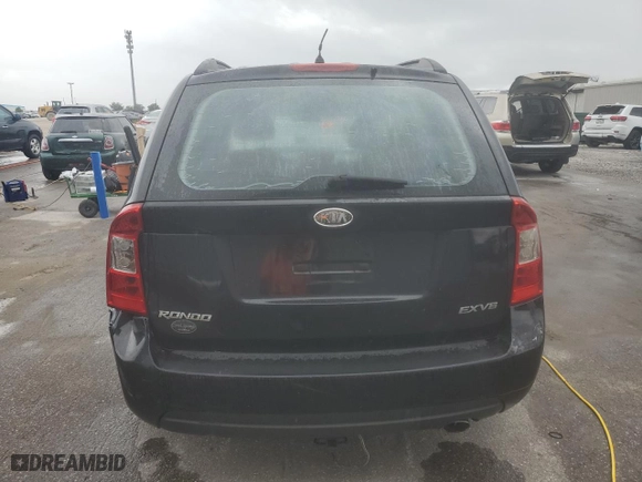 2007 Kia Rondo EX with VIN KNAFG526677042238, listed as a Copart auction lot 70869634 with 152,464 mi miles and Salvage Title. Bid and sale history available at carsss.com. Image 6.