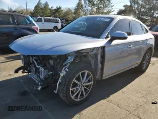 2023 Audi SQ5 Sportback Prestige with VIN WA134AFY1P2071480, listed as a Copart auction lot 85240674 with 14,417 mi miles and Salvage Title. Bid and sale history available at carsss.com. Image 1.