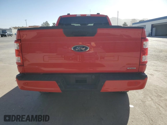 2021 Ford F-150 XL with VIN 1FTEX1CP8MKD04669, listed as a Copart auction lot 49723175 with 81,463 mi miles and Salvage title. Bid and sale history available at DreamBid. Image 6.