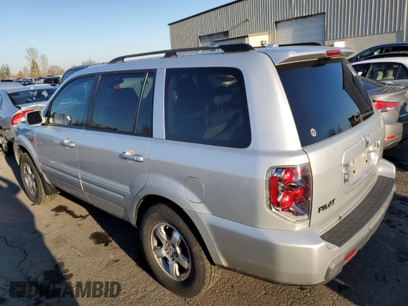2008 Honda Pilot EX-L with VIN 5FNYF28778B030544, listed as a Copart auction lot 81958524 with 155,947 mi miles and Salvage Title. Bid and sale history available at DreamBid. Image 2.