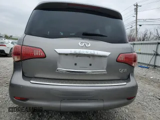 2012 Infiniti QX56 7-passenger with VIN JN8AZ2NE4C9017723, listed as a Copart auction lot 44863515 with 130,033 mi miles and Clean Title. Bid and sale history available at carsss.com. Image 6.