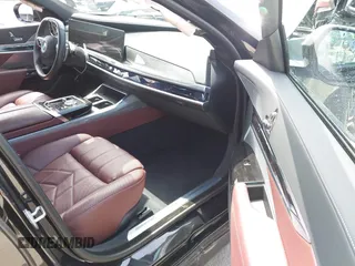 2023 BMW 7 Series 740i with VIN WBA23EH02PCM14257, listed as a IAAI auction lot 42408167 with Not provided miles and . Bid and sale history available at DreamBid. Image 5.