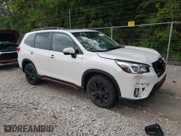 2020 Subaru Forester Special Sports with VIN JF2SKARC0LH608811, listed as a Copart auction lot 61369395 with 58,326 mi miles and Salvage title. Bid and sale history available at DreamBid. Image 4.