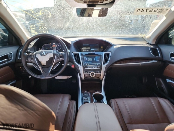 2020 Acura TLX w/Advance Pkg with VIN 19UUB3F82LA001709, listed as a Copart auction lot 50625785 with 81,311 mi miles and Salvage Title. Bid and sale history available at carsss.com. Image 9.